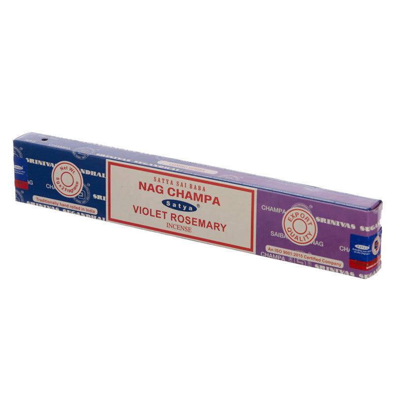 Satya Nag Champa & Violet Rosemary Incense