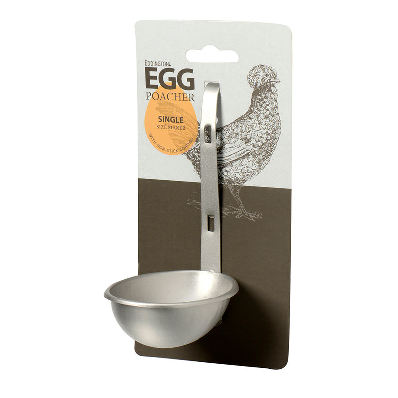Single Egg Poacher - Silver
