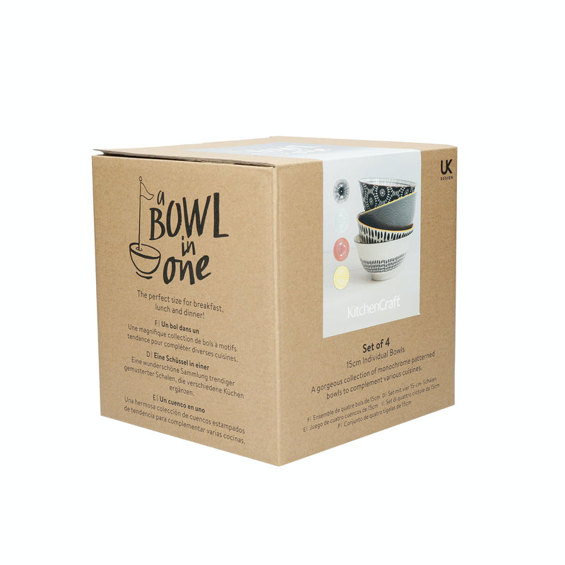 KitchenCraft Bowls - Set of 4