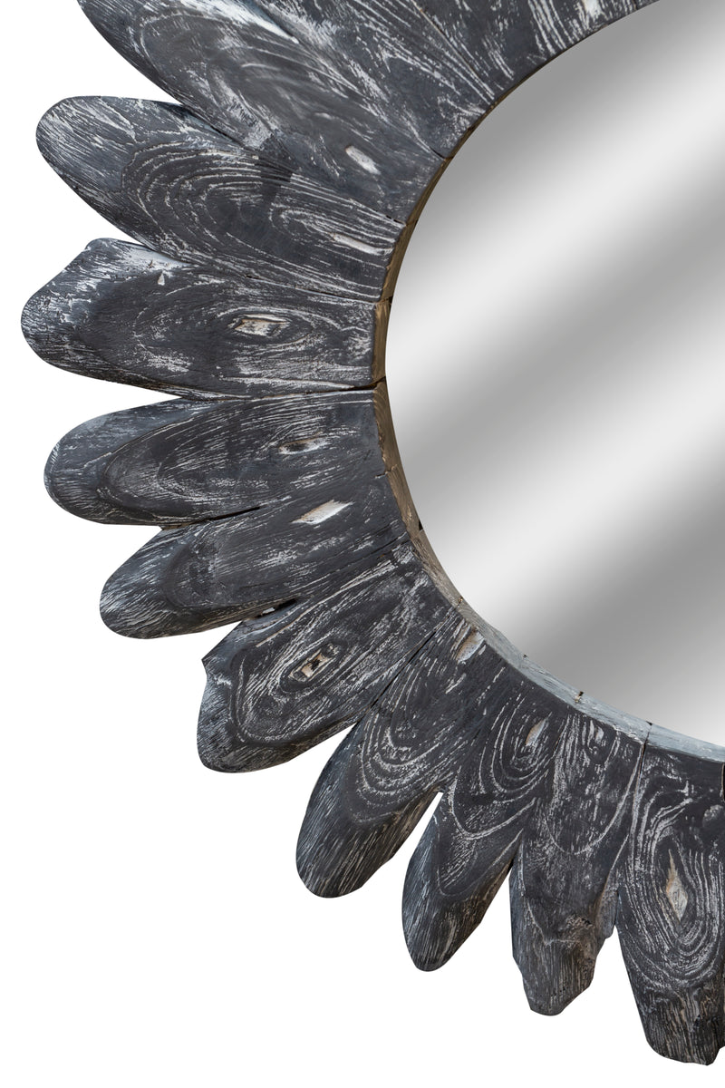RE-FLECTIONS Round Floral Mirror