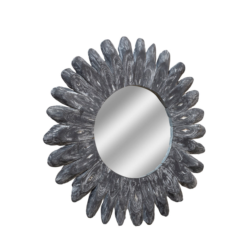 RE-FLECTIONS Round Floral Mirror