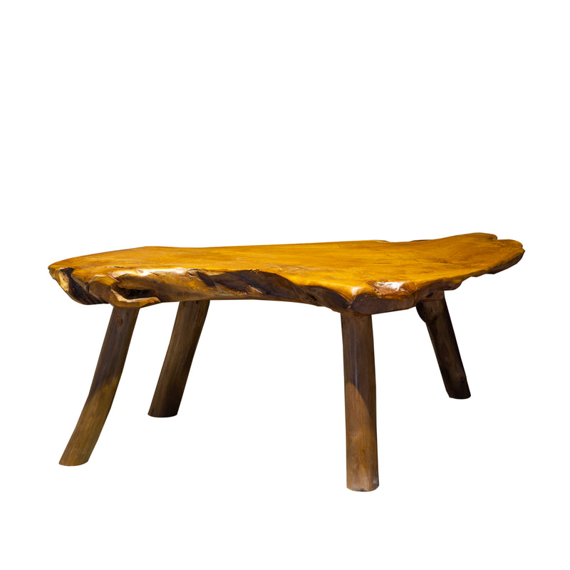 TREEHOUSE Teak Chunky Coffee Table