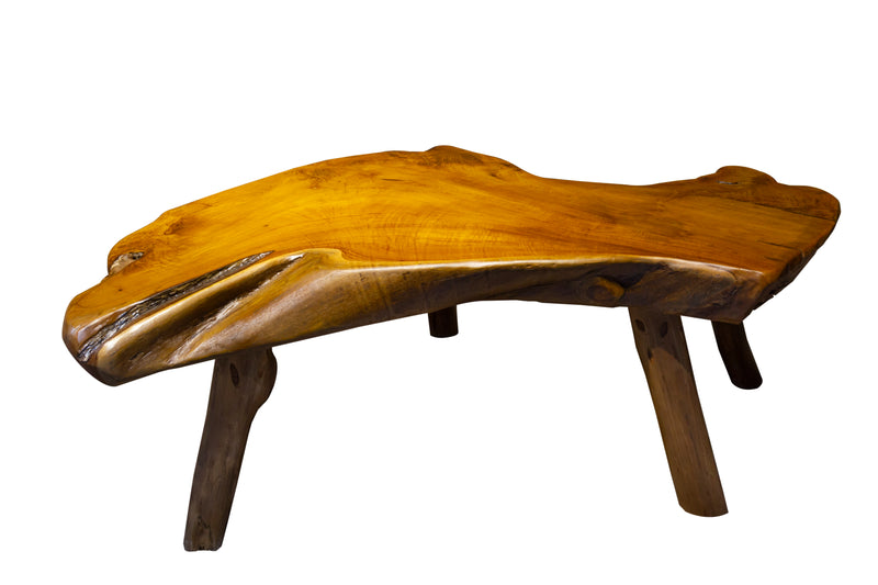 TREEHOUSE Teak Chunky Coffee Table