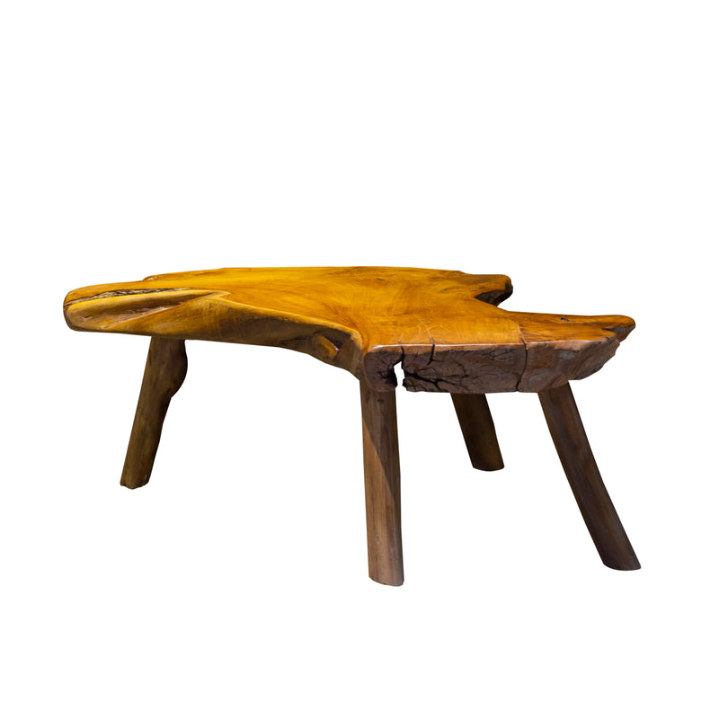 TREEHOUSE Teak Chunky Coffee Table
