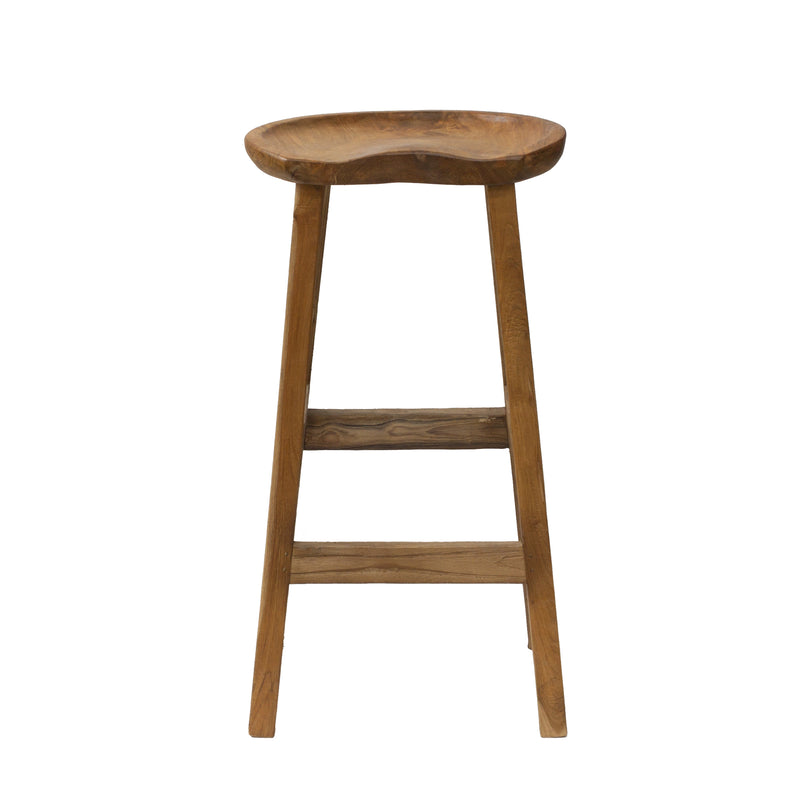 TREEHOUSE Teak Bar Stool