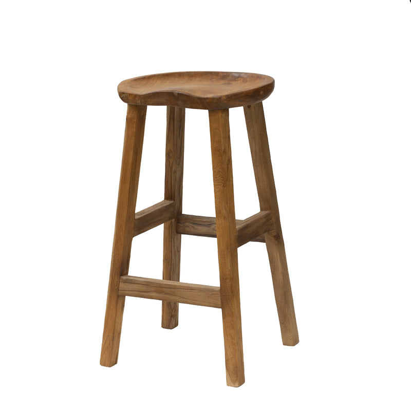 TREEHOUSE Teak Bar Stool
