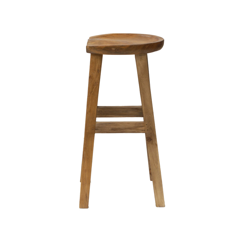 TREEHOUSE Teak Bar Stool