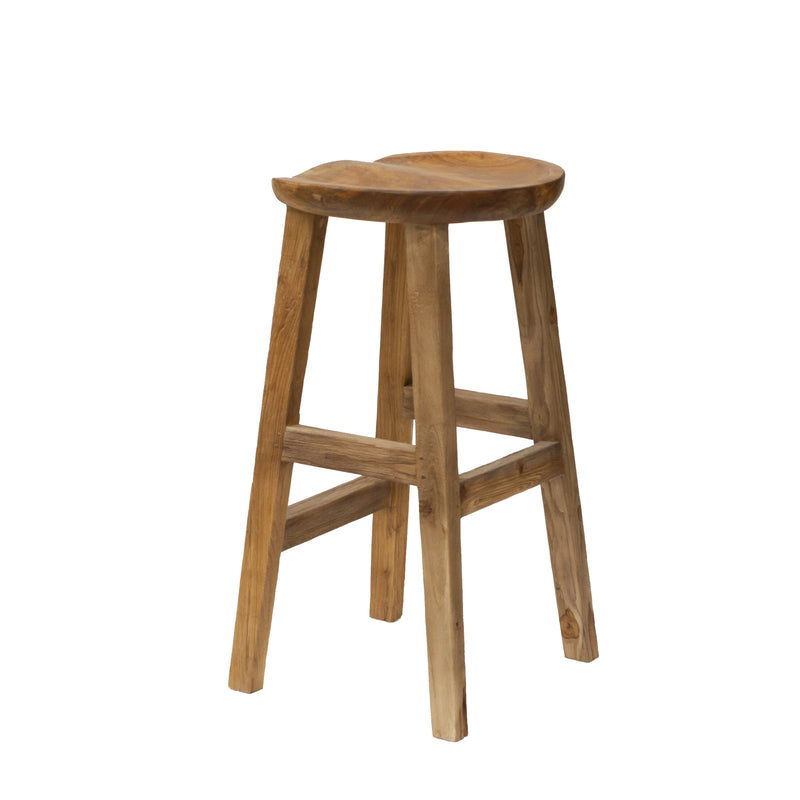 TREEHOUSE Teak Bar Stool
