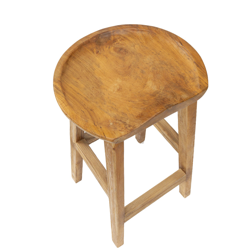 TREEHOUSE Teak Bar Stool
