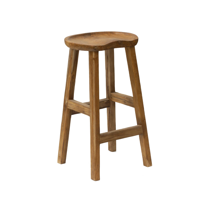 TREEHOUSE Teak Bar Stool