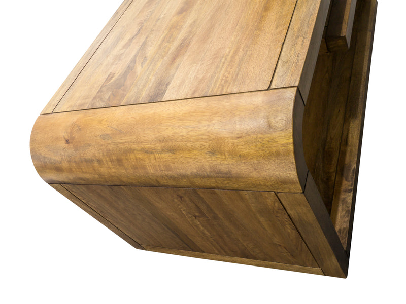 LOUNJ Natural Coffee Table With Drawer