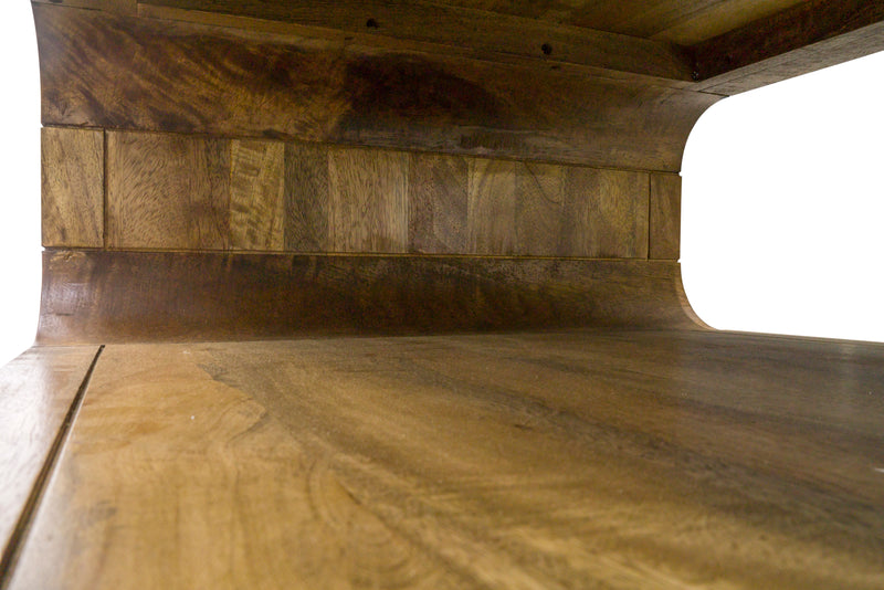 LOUNJ Natural Coffee Table With Drawer