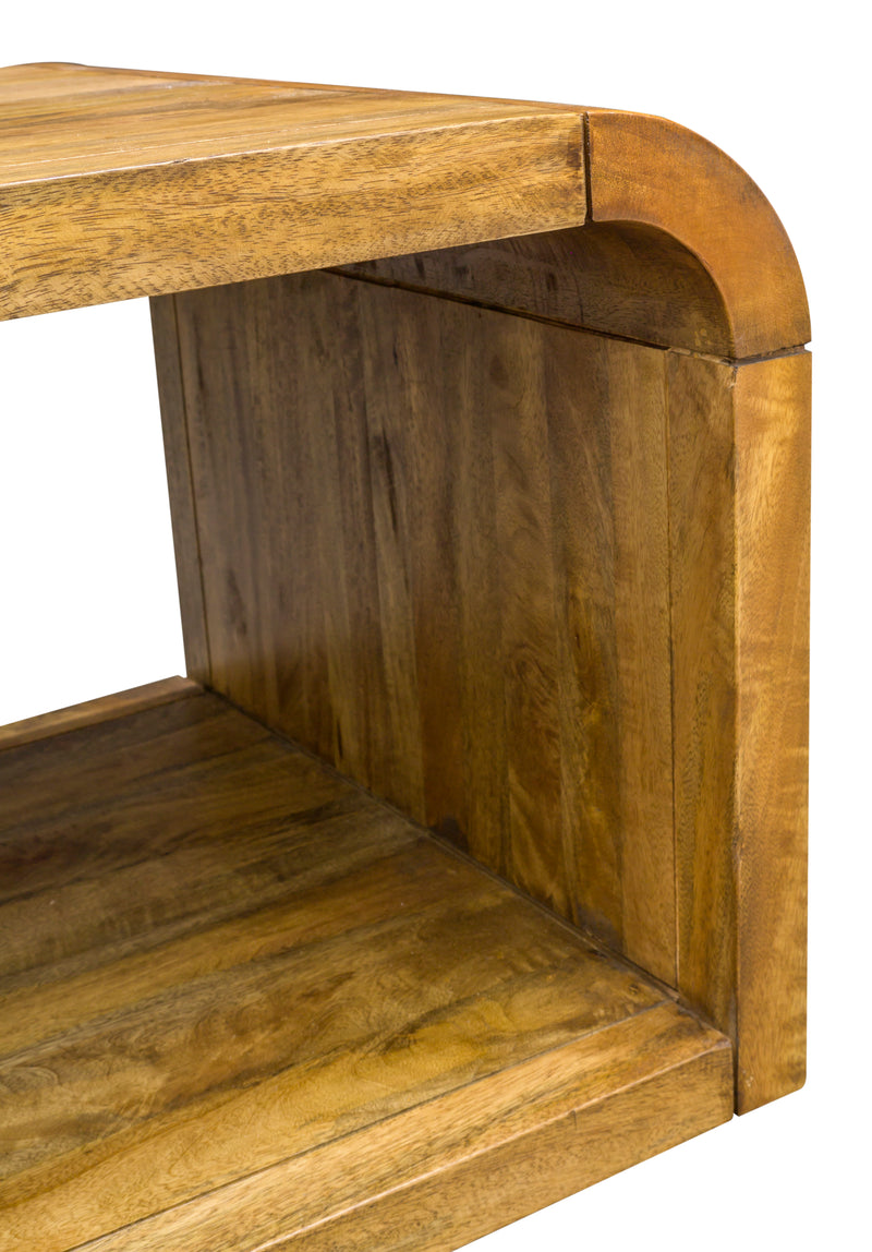 LOUNJ Natural Coffee Table With Drawer
