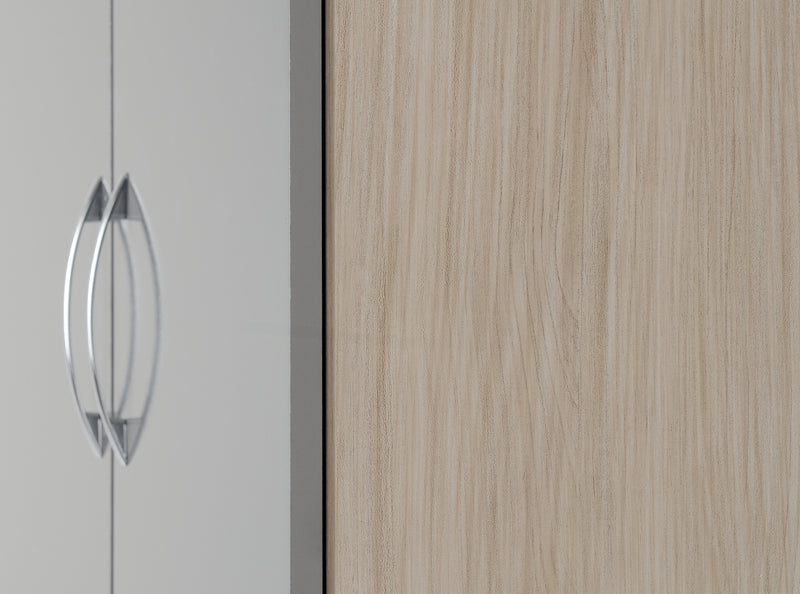Skyline Grey 2 Door Wardrobe