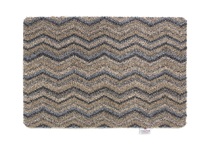 Hug Rug Grey Zig Zag
