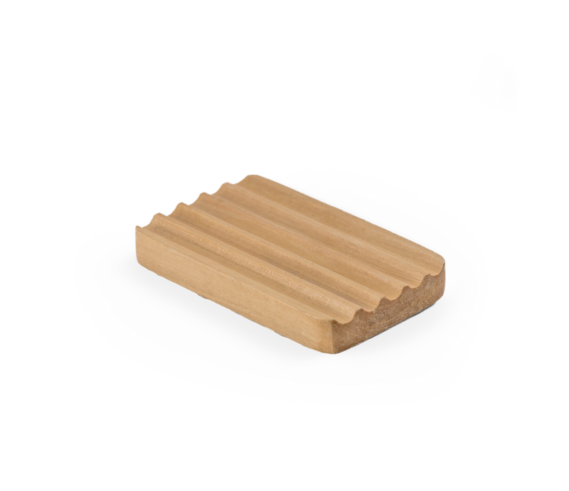 Soap Dish Beech Wood Ridged