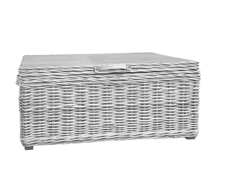 Wicker trunk - White Wash