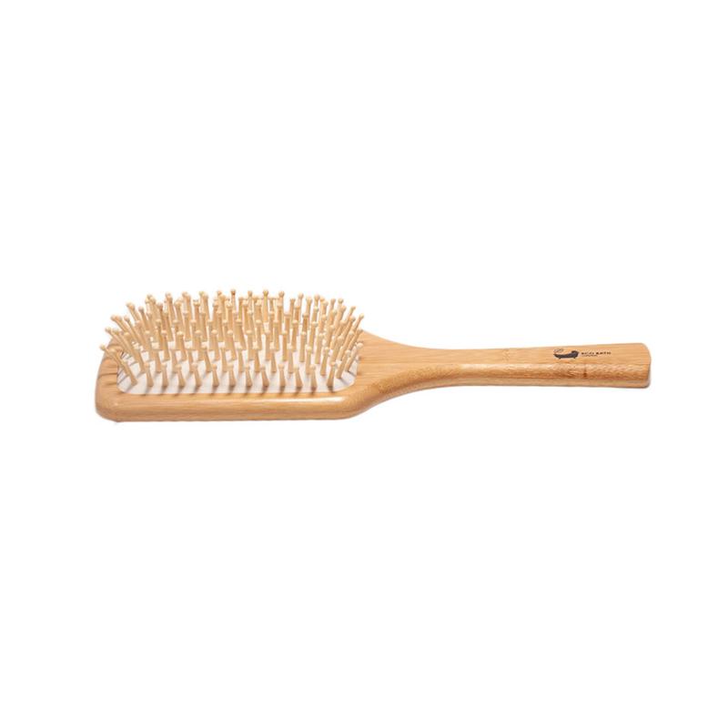 Bamboo Hair Brush-Wooden Pins