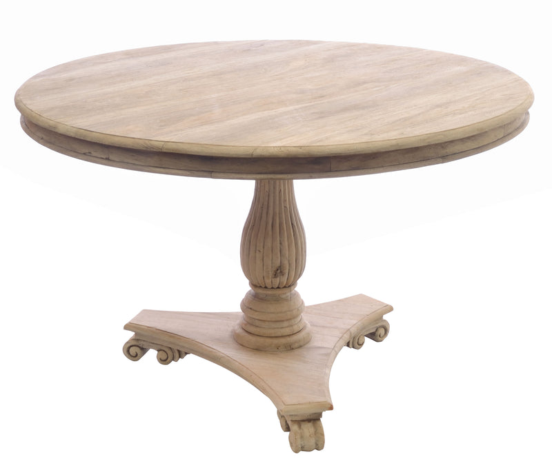 Round Mahogany Dining Table